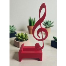 Enyaza Home Sol Anahtarı Telefon Standı (Kırmızı)