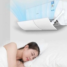 Enyaza Home Yapışkanlı Ayarlanabilir Klima Hava Yönlendirici Aparat Klima Aparatı Siperlik Yön Aparatı