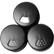 Enyaza Home 2li Lina Tuzluk Biberlik Ayaralanabilir Kapaklı Cam Tuzluk Siyah