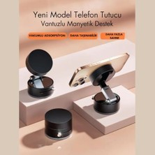 Enyaza Home Tüm Yüzeylere Uyumlu Sök Tak Vantuzlu Magnetic Araç Içi Telefon Tutucu Masaüstü Telefon Standı