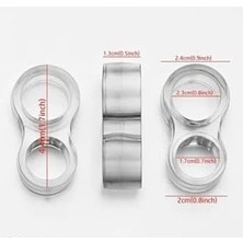 Enyaza Home Şeffaf Silikon Plastik Kapı Kolu Tutucu Tutacağı Durdurucu Pencere Tamponu Stoperi (6 Adet)