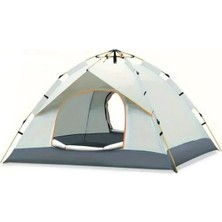 Özbience 4 Kişilik Otomatik Kurulum Gölgelikli Kamp Çadırı 200X200X135 cm