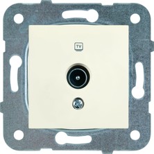 Enyaza Home Krem Tv Geçişli 8db Mekanizma