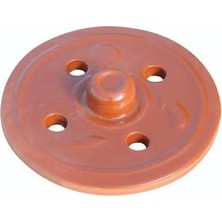 Enyaza Home Orta Boy Sırlı Dolma Kapağı (22 * 3) Toprak Güveç Kap