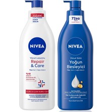 Enyaza Home Besleyici Vücut Sütü 400ML ve Repair&care Nemlendirici Losyon 400ML, Rahatlatıcı, Kuru Cilt