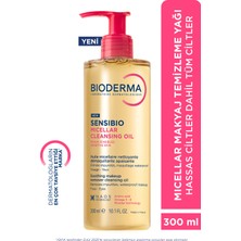 Bioderma Sensibio Micellar Cleansing Oil Hassas & Normal Ciltler Yağ Bazlı Yüz&Göz Makyaj Temizleyici 300 ML