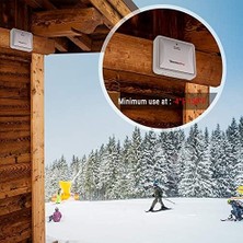 Enyaza Home TPR60 TP60S ve TP65 Modelleri Için Su Geçirmez Dış Mekan Sıcaklık ve Nem Sensörü (Tek Başına Kullanılamaz - Yedek/ek Sensör)