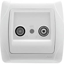 Enyaza Home Carmen Beyaz Tv Sat Geçişli 8db