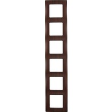 Enyaza Home Salbeı 6lı Koyu Ahsap Cerceve