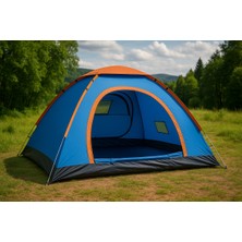Özbience 6 Kişilik Kamp Çadırı, Kolay Kurulum, Gölgelikli ve Sivrisinek Korumalı