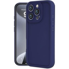 Enyaza Home Ggm Giyim & Aksesuar 16 Pro Max ile Uyumlu Viera Silikon Hafif ve Ince Yapılı Tam Koruma Sağlayan Şık ve Dayanıklı Silikon Kılıf (Lacivert)