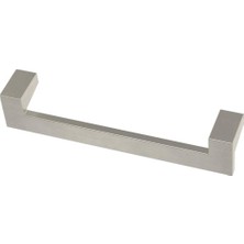 Enyaza Home P40837K-SN-C Aynalı Mutfak Veya Mobilya Dolabı Donanım Çekmece Kolu Çekici, 5-1/16 Inç (128 Mm), Nikel, 10'lu Paket