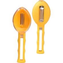 Enyaza Home Meyve & Sebze Soyucu – Paslanmaz Çelik, Atık Hazneli, Ergonomik ve Dayanıklı Saklama Kutulu Mutfak Soyacağı