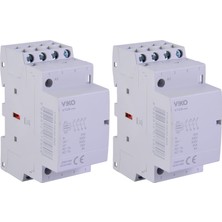 Enyaza Home Vtcr-25/40 Sessiz Kontaktör 25A 4no (2 Paketi)