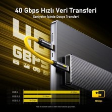 Enyaza Home The Future Power 8-In-1 240W Type-C To Type-C Pd 3.1 Süper Hızlı Şarj/data Kablo Seti