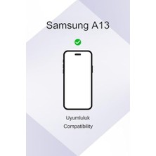 Enyaza Home For A13 ile Uyumlu Darbe Emici Esnek Silikon Siyah Lansman Cep Telefonu Kılıf (A13)