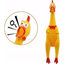 40 cm Bağıran Tavuk Anahtarlık Çığlık Atan Horoz Oyuncak Shrilling Chicken