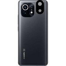 Enyaza Home Mi 11 ile Uyumlu 3D Kamera Lens Koruma Camı Siyah