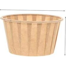 Enyaza Home Promosyonca Kraft Kağıt Muffin, Cupcake Kalıbı, Airfryer Uyumlu 12 Adet