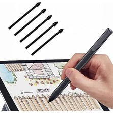 Enyaza Home S-Pen Yedek Uçlar Galaxy Tab S7 Fe/tab S7 / Tab S7+ Plus/galaxy Tab S8 / Tab S8+ Plus/tab S8 Ultra Için Dokunmatik Stylus S Pen Uçlar Uç Alet Seti, 5 Adet (Siyah)