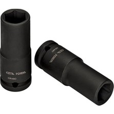 Enyaza Home Ceta Form C64-H19XCET 1/2 Drive 6-Point Deepsockets A/f(Mm) 19 L(Mm) 78 1 Gümüş