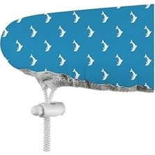 Enyaza Home (Hediyeli) Comfort Mavi Ütü Masası Kılıfı Örtüsü Bezi 1 Ad Koruyucu File Ütülme Pedi Hediye