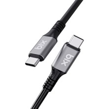 Enyaza Home Bix BXCC242 Usb4 Thunderbolt 3/4 Uyumlu Usb-C If 240W 40GBPS 8k 60Hz UHD Şarj, Data ve Görüntü Kablosu 1 Metre