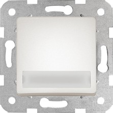 Enyaza Home Life Sedef Beyaz Işıklı Etiketli Zil 24V Çabuk Bağlantı Mekanizma ve Düğme