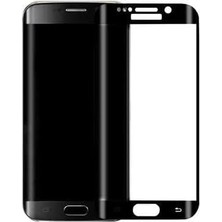 Enyaza Home Galaxy S6 Edge ile Uyumlu Pet Full Ekran Koruyucu Siyah