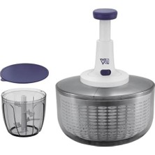 Enyaza Home Vip Ahmet Chef Rondo 900 ml & Salata Kurutucu 6 L Seti