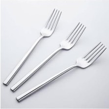 Enyaza Home Nehir Dalyan Modeli Sade 1 Takım 6 Adet Yemek Çatal Takımı