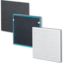 Enyaza Home Lr 210/LR 200 Filtre Yedek Seti, Üç Katmanlı Filtre Sistemi, Hepa Filtre H13, Aktif Karbon Filtre, Ön Filtre, Hava Temizleyici Lr 210 ve Lr 200 Için