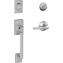 Enyaza Home Yüzyılda Tek Silindir Handleset Motorları ve Latitude Kolu, Saten Krom (F60 Cen 626 Lat)