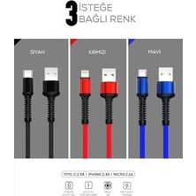 Enyaza Home (3262) Kırmızı Kırmızı LS63 Micro USB Kablo ile Uyumlu