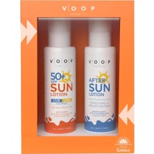 Enyaza Home Vücut Güneş Kremi 50 Spf - 150 ml & Güneş Sonrası Krem - 150 ml | Ikili Set
