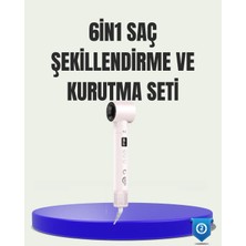 Teknodayım Çok Fonksiyonlu 6 Başlıklı Saç Kurutma ve Şekillendirme Seti
