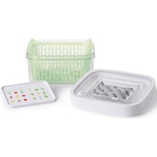 Enyaza Home Oxo Good Grips Greensaver Aktif Karbon Filtre - Gıda Saklama Kutuları Için 4 Yedek Filtre