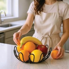 Enyaza Home Damla Model Siyah Meyve Sepeti – Şık ve Işlevsel Tasarım (25CM)