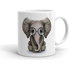 Enyaza Home Minik Sevimli Fil Seramik Kupa Bardak