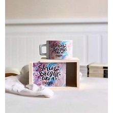 Enyaza Home Giftmoda Elmas Mottolu Tasarımlı Kutulu Kupa