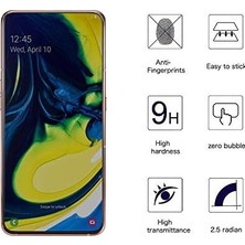 Enyaza Home Galaxy A80 Privacy 5d Gizlilik Filtreli Cam Ekran Koruyucu Siyah