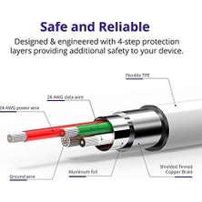 Enyaza Home LAC01 Lightning Mfi Şarj ve Data Kablosu, 1.2 Metre