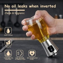 Enyaza Home Cam Püskürtmeli Sprey Yağdanlık, 200 ml Kapasiteli, Saydam ve Dayanıklı Yapı, Ev Ofis Restoran Için Kullanımı Için Uygun Airfryer Kızartma Izgara Salata Için Yağ Püskürtücü Cam Yağdanlık