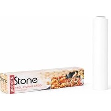 Enyaza Home Broken Stone Pişirme Yağlı Kağıt Rulosu – Yağ Geçirmez Pişirme Kağıdı, Kesicili Kutu ile Fırın & Air Fryer Uyumlu, Pişirme, Izgara ve Dondurma Için Uygun, Gıda Sınıfı, 1 Rulo (37 cm x 50 M)