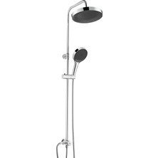 Enyaza Home Omega Paslanmaz Çelik Yüksekliği Ayarlanabilir Borulu Yağmur Duş Seti