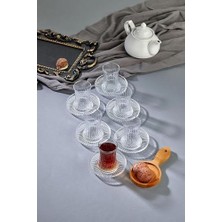 Enyaza Home Riva Çay Tabağı Elysia Çay Bardağı ile Uyumlu 6'lı Tabak
