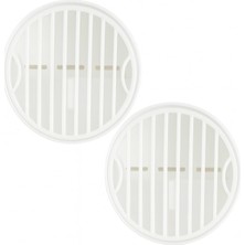 Enyaza Home 2'li Koku Önleyici Zemin Gideri Süzgeç Kapağı – Su Sızdırmaz, Tıkanma Önleyici, Kolay Tak-Çıkar, 8 cm