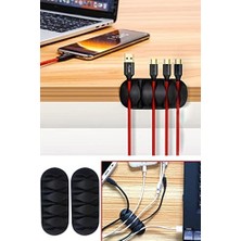 Enyaza Home 3 Adet 5 Kanallı Kablo Tutucu Kablo Toparlayıcı