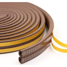 Enyaza Home Kapı Pencere Fitili Soğuk Izolasyon Bandı Kahverengi 2x3=6 mt