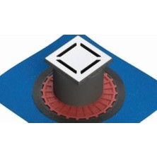 Enyaza Home V- Kare 5607270 Duş Kanalı, Yandan Çıkışlı, 15X15 Cm, Parlak Krom